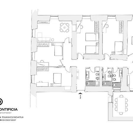 Lejlighed Domus Pontificia Rom